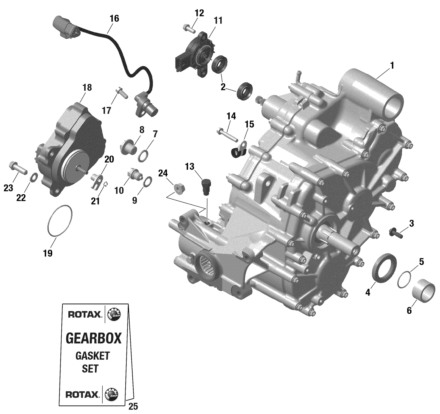 01- ROTAX - GearBox And Components