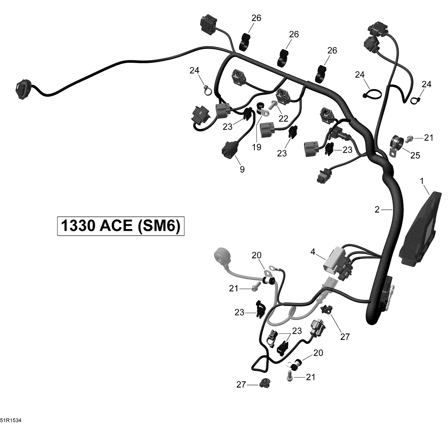10- Engine Harness And Electronic Module _51R1534