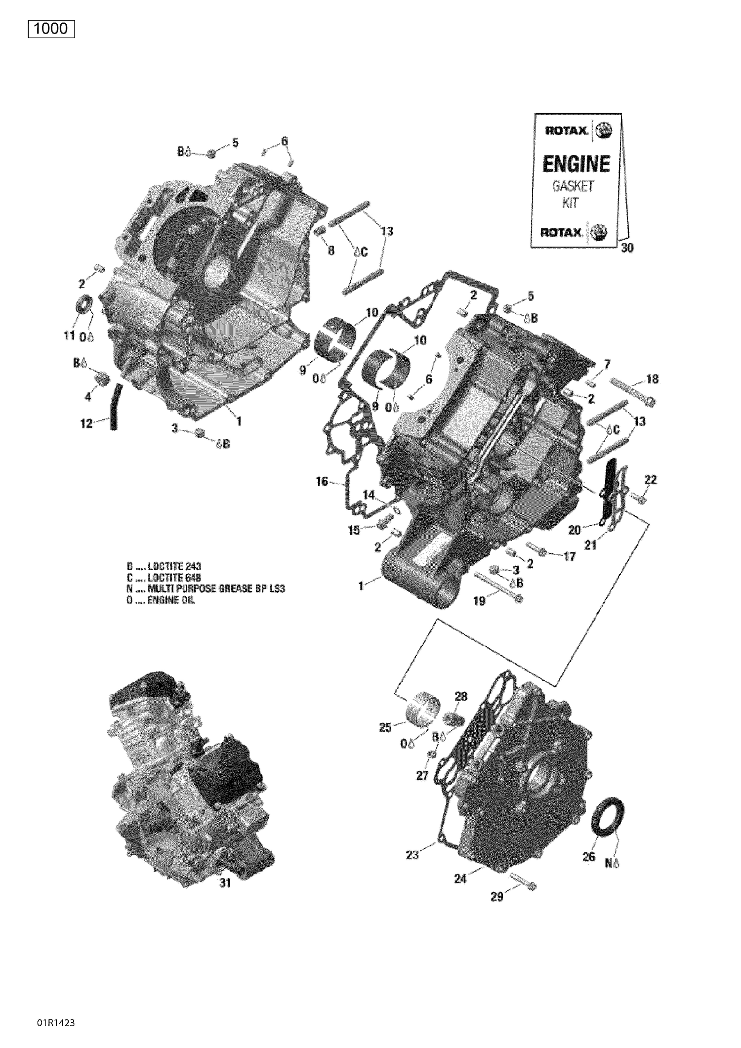 01- Crankcase _01R1423