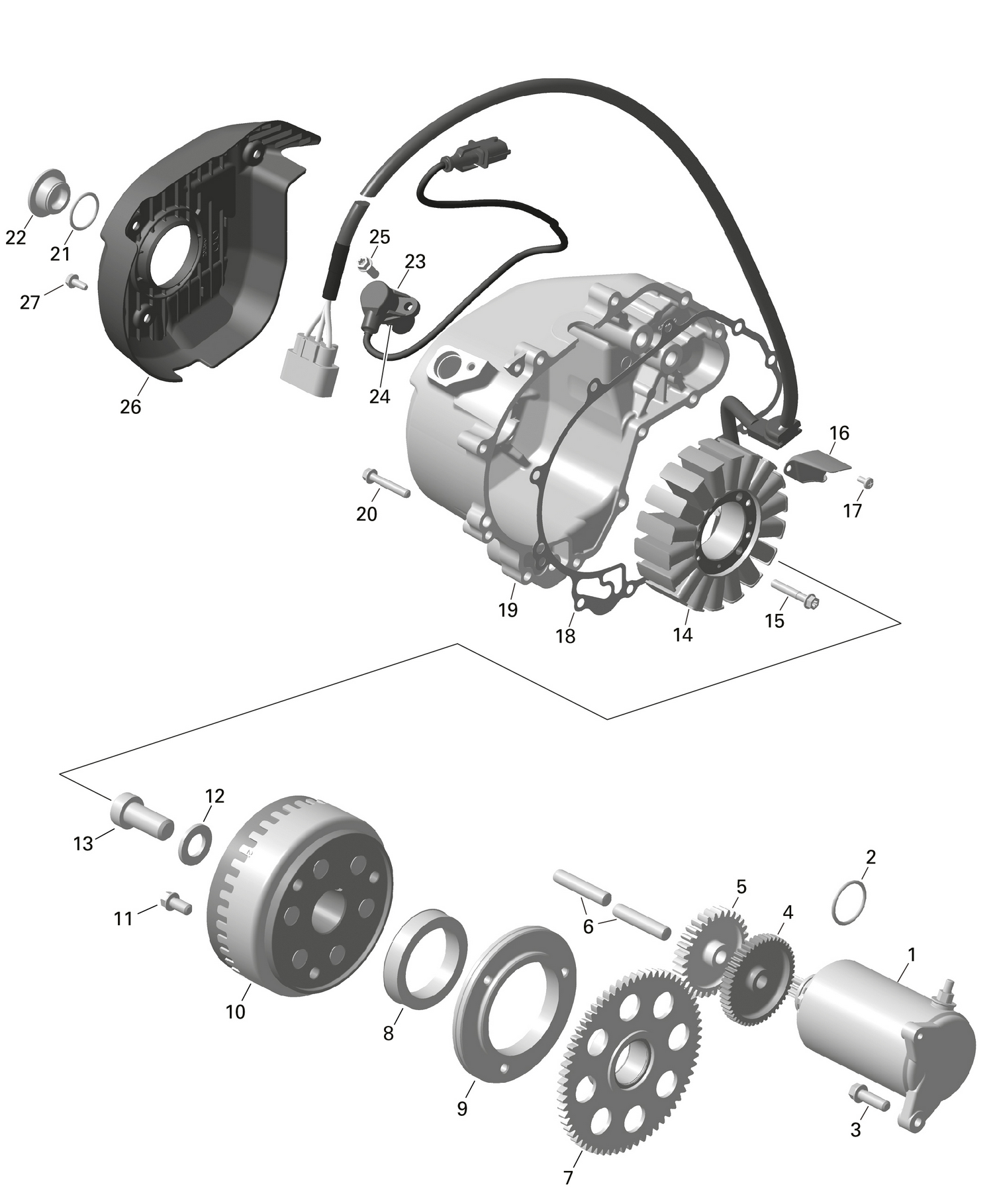 01- ROTAX - Magneto and Electric Starter