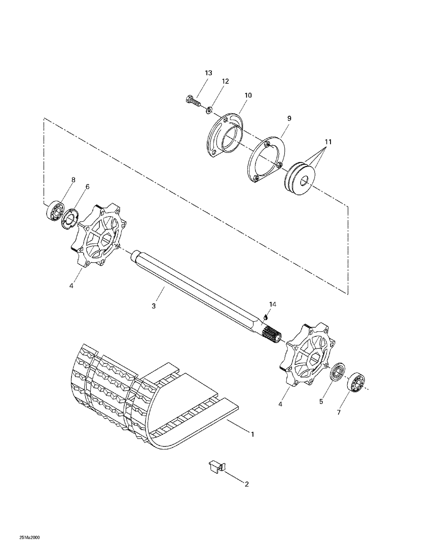 05- Drive Axle And Track