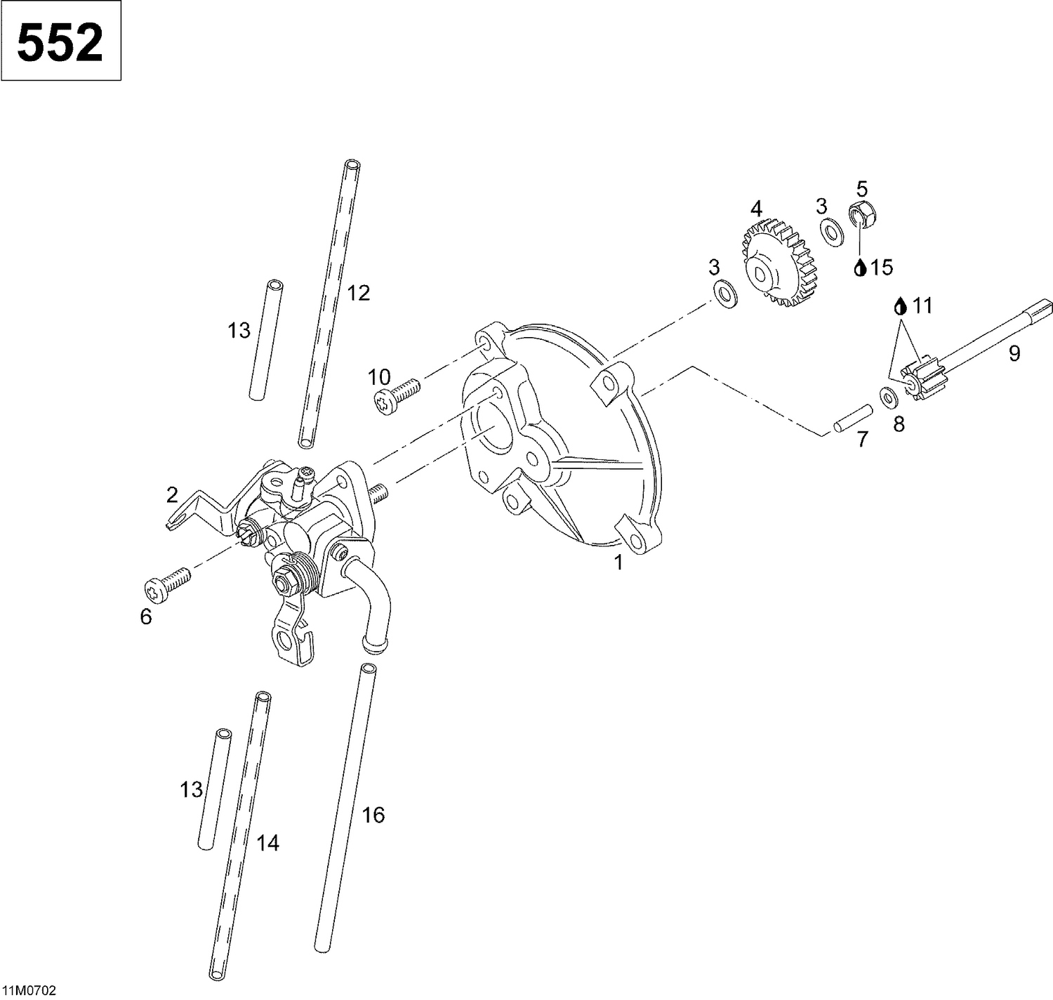 02- Oil Pump 550