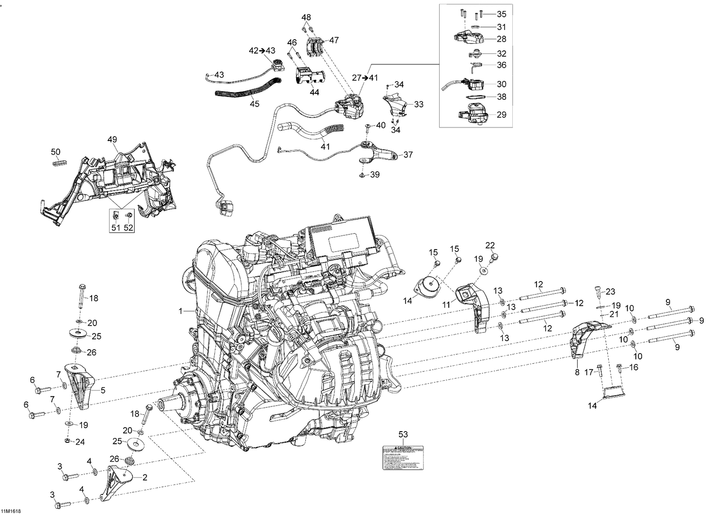 01- Engine And Engine Support - 900 ACE