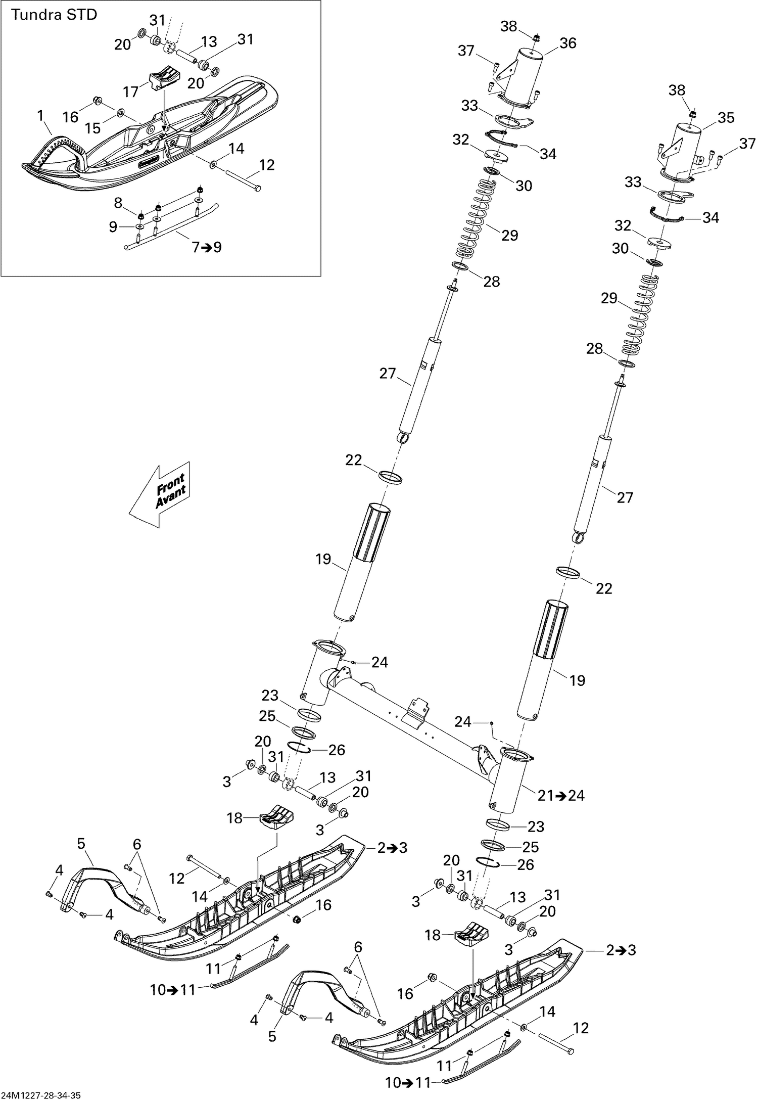 07- Front Suspension And Ski
