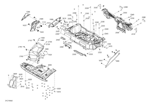 09- Body Maverick Trail - 800  -  Rear Section Schematic