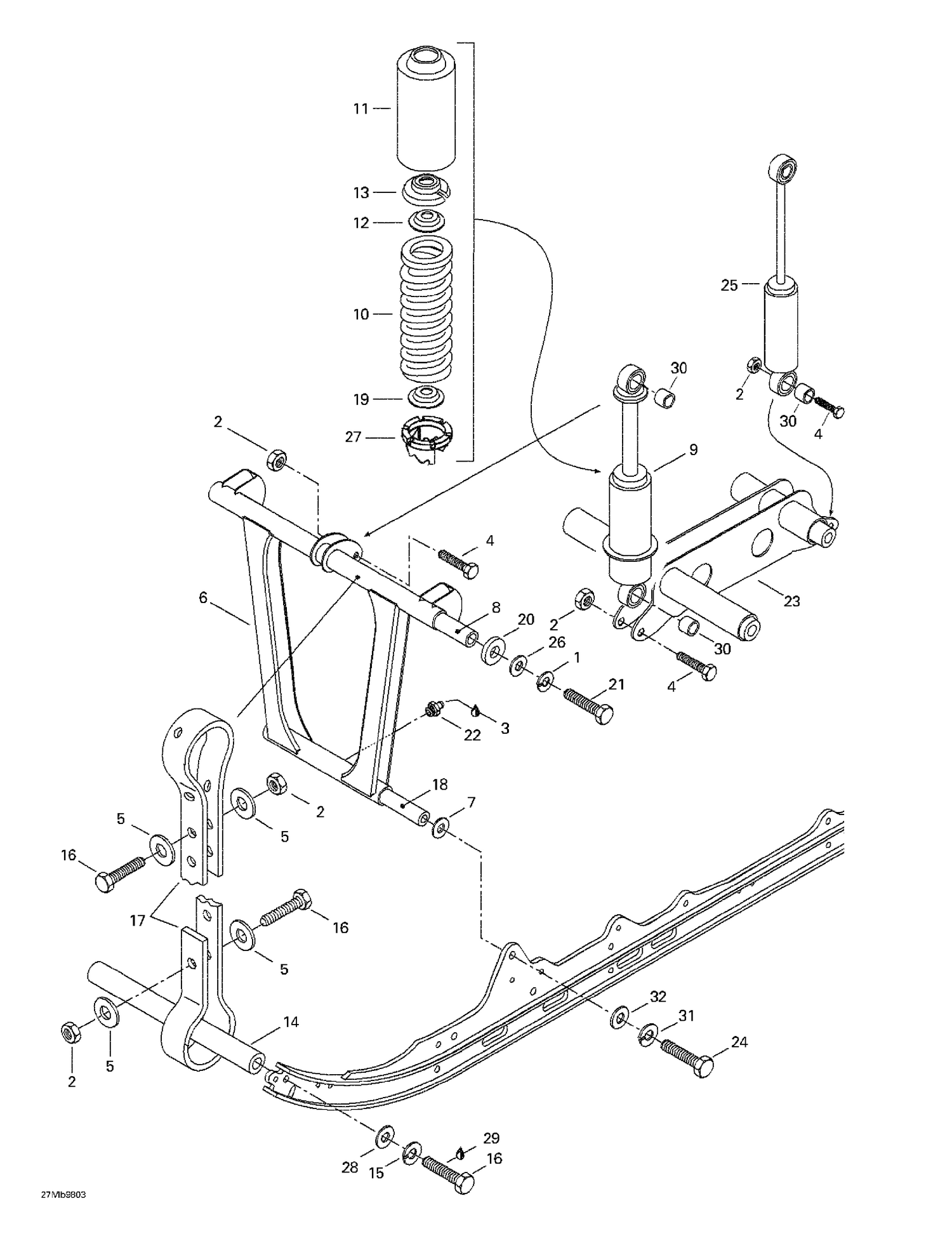 08- Front Arm, Rear Suspension