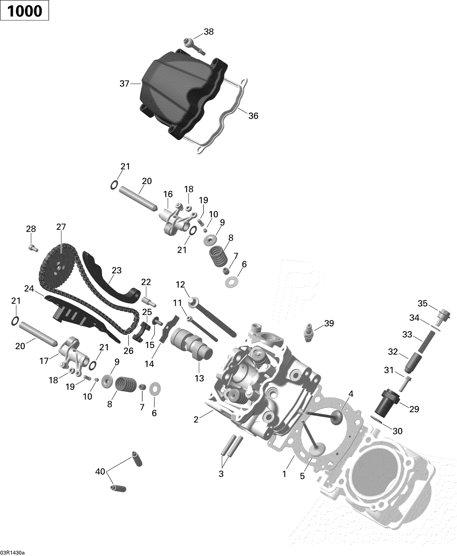 01- Cylinder Head, Front _03R1430a