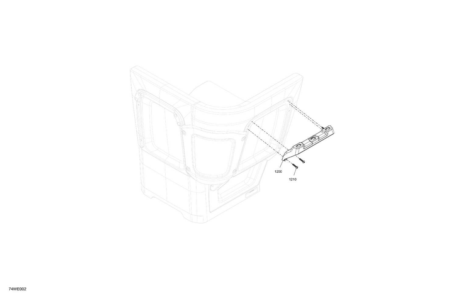 07- FURNITURE - LinQ Lite Holder For Corner Backrest