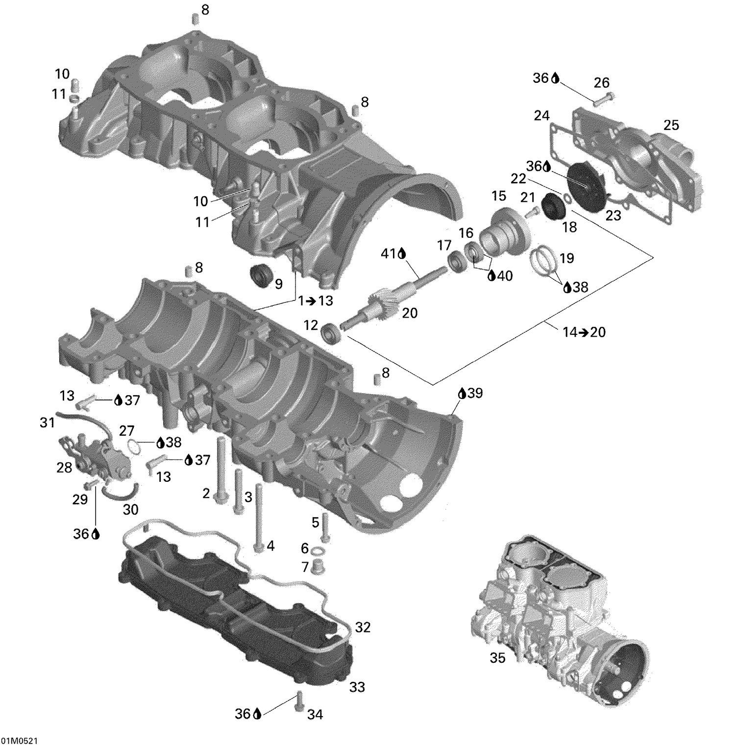01- Crankcase