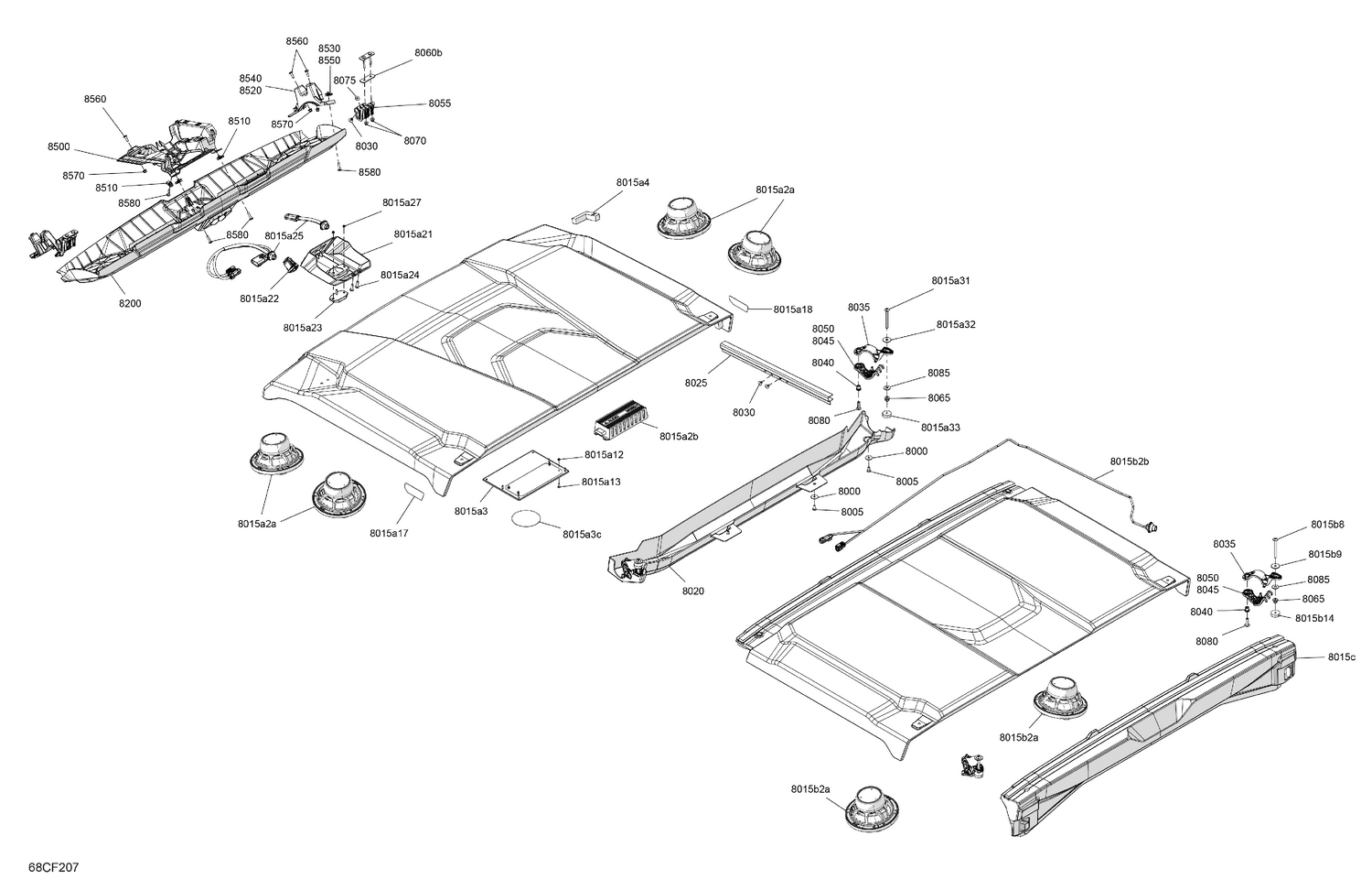 07- Enclosure Cab - Roof Liner