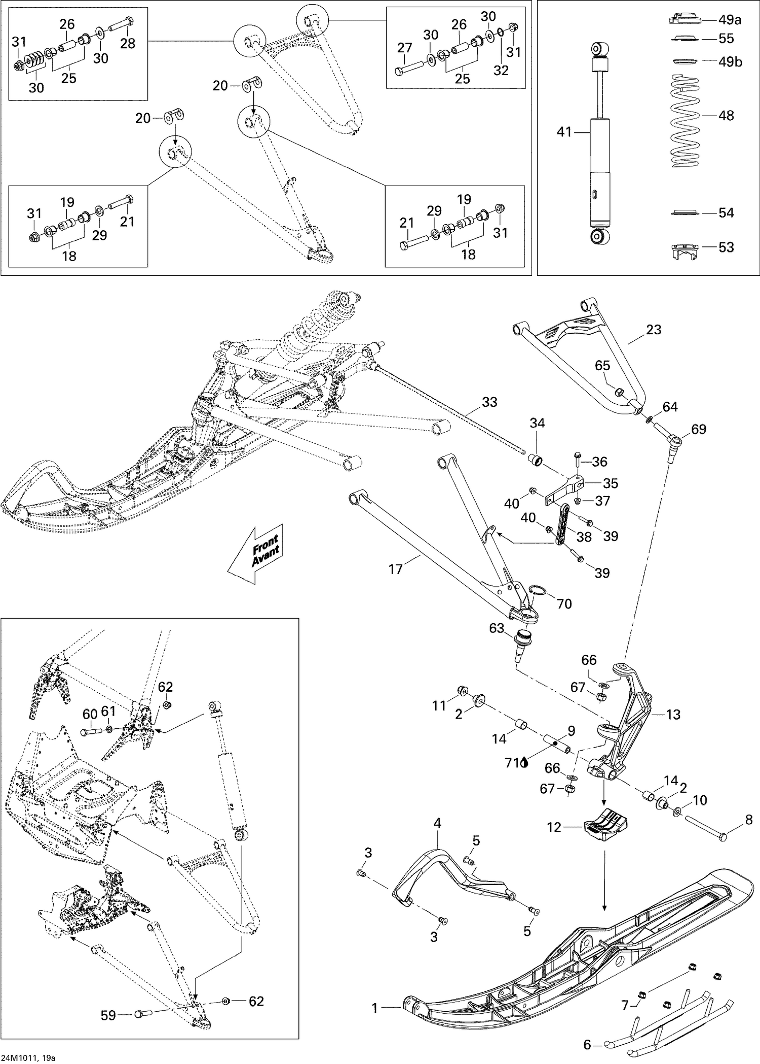07- Front Suspension And Ski SE 1200, North America