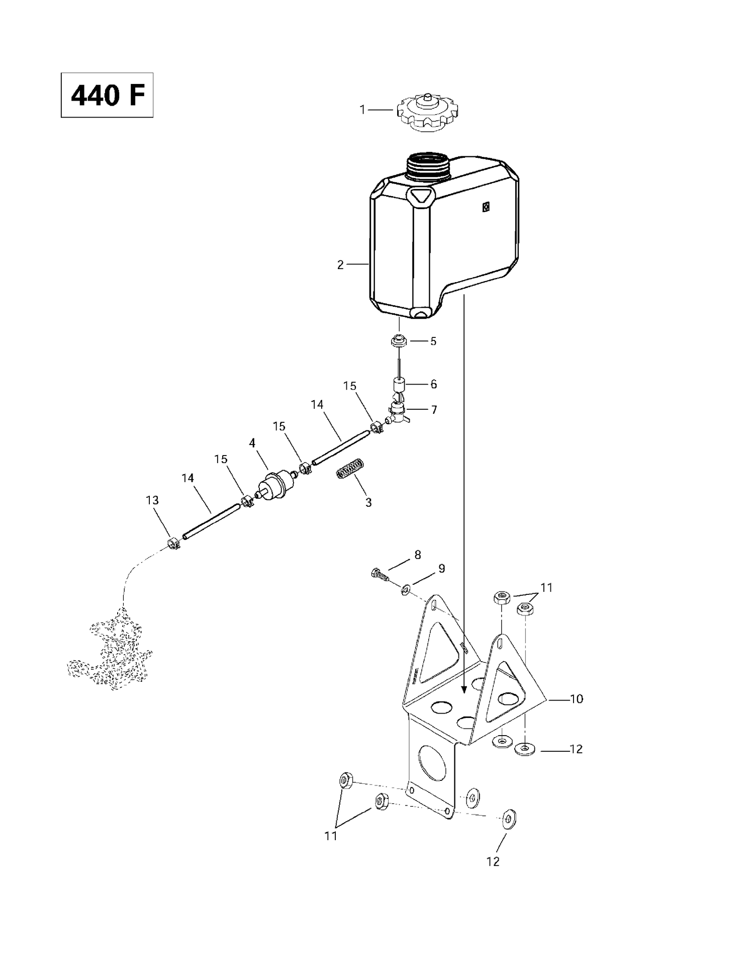 02- Oil Tank And Support (440F)