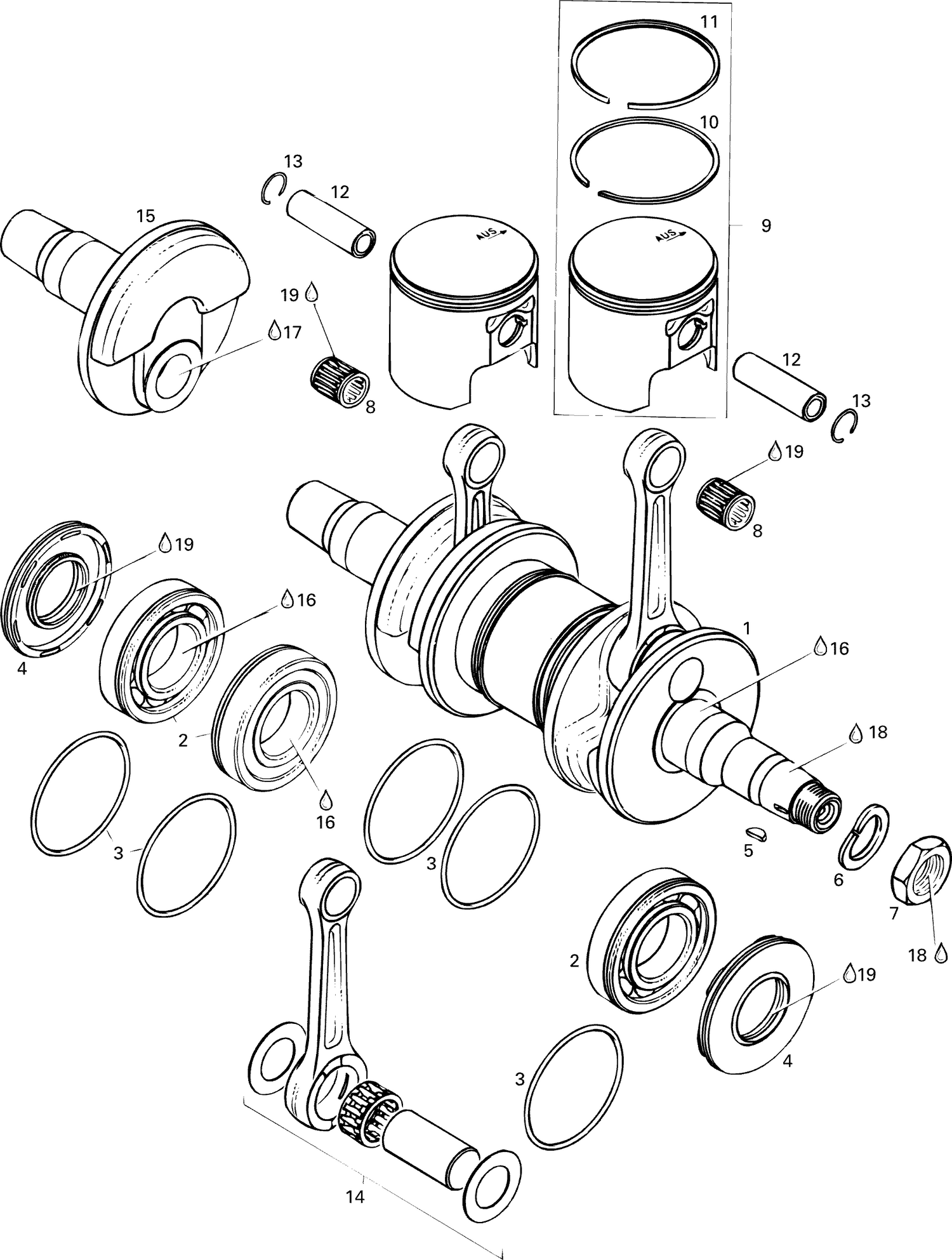 01- Crankshaft And Pistons