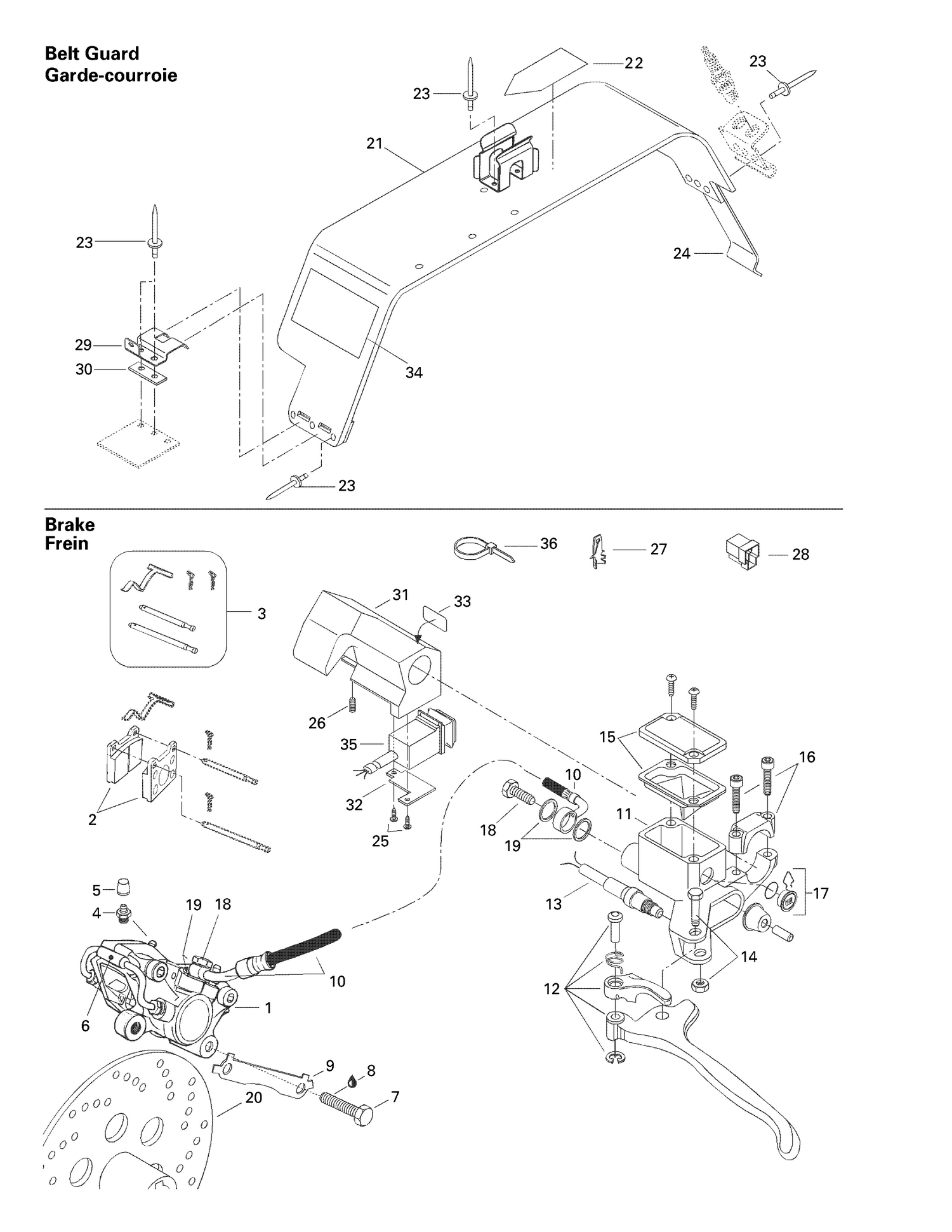 06- Hydraulic Brake And Belt Guard