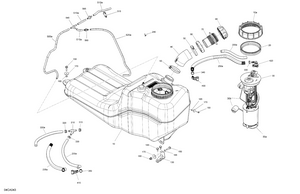 02- Engine - Fuel - No Evap System Schematic