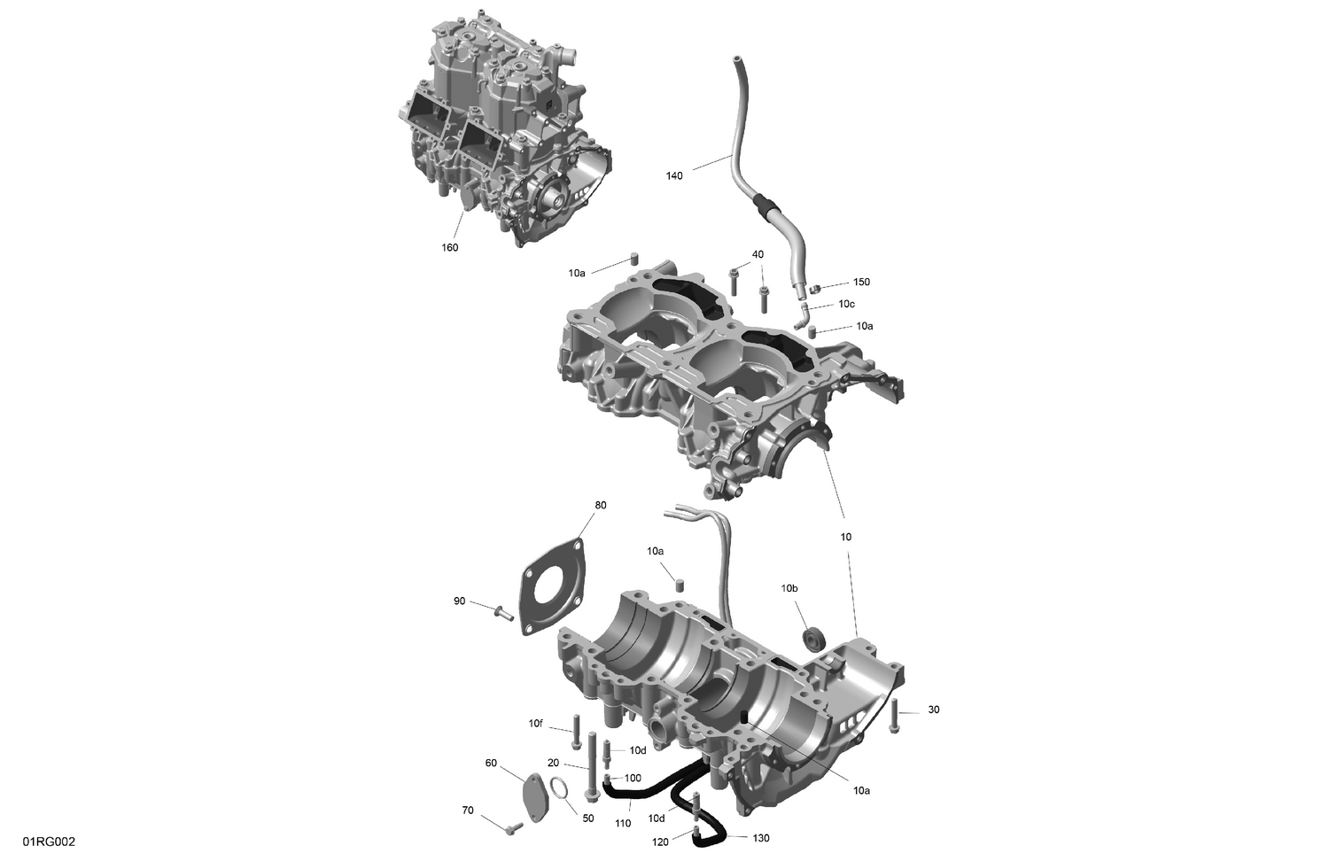 01- ROTAX - Crankcase