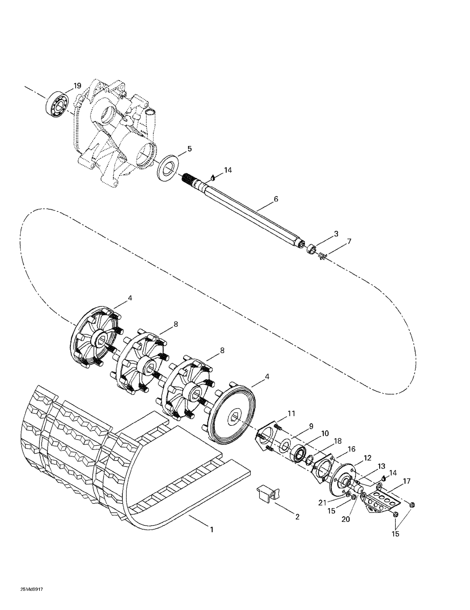 05- Drive Axle And Track