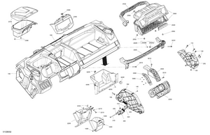 07- Cab Interior - Dashboard Schematic