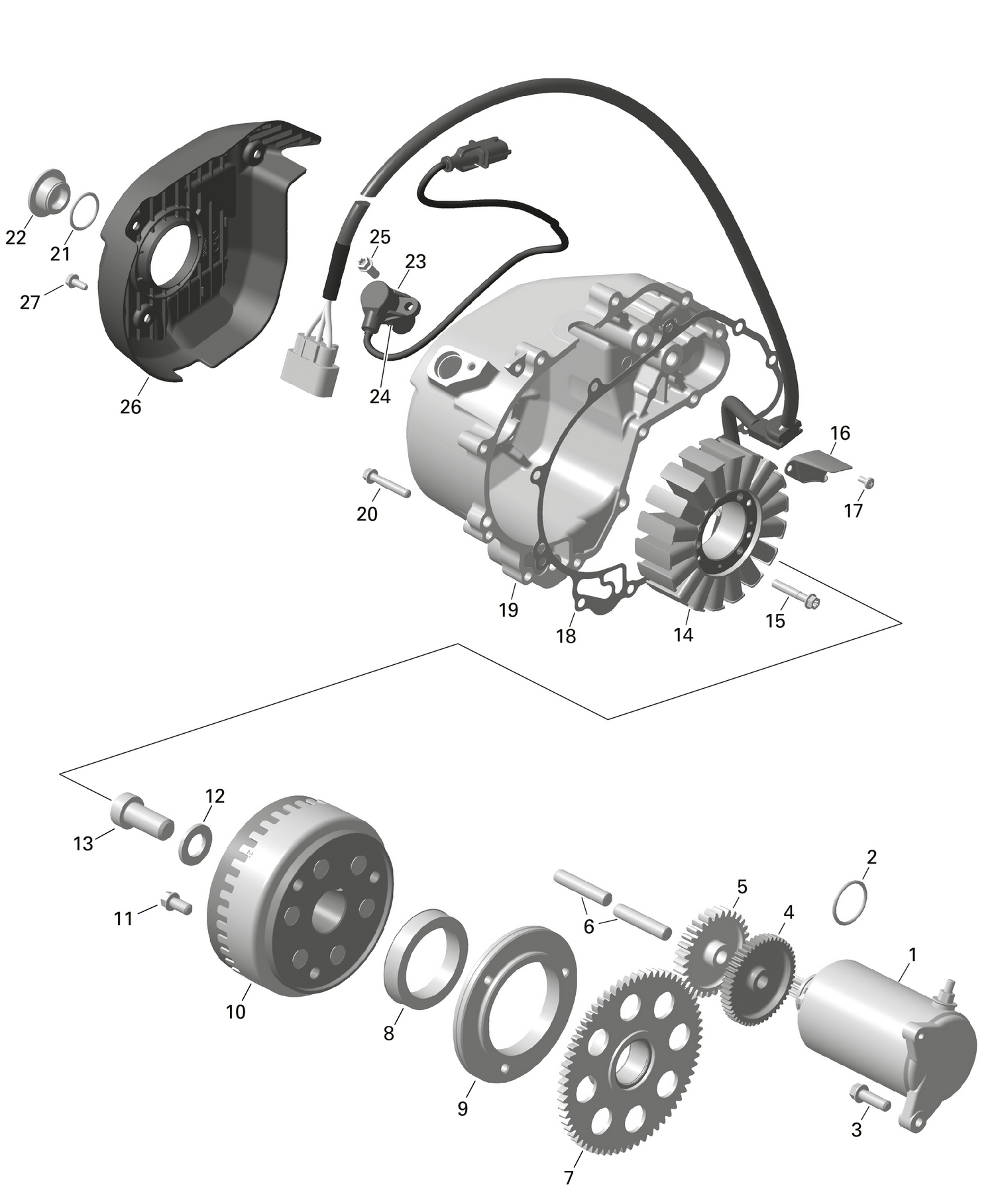 01- ROTAX - Magneto and Electric Starter