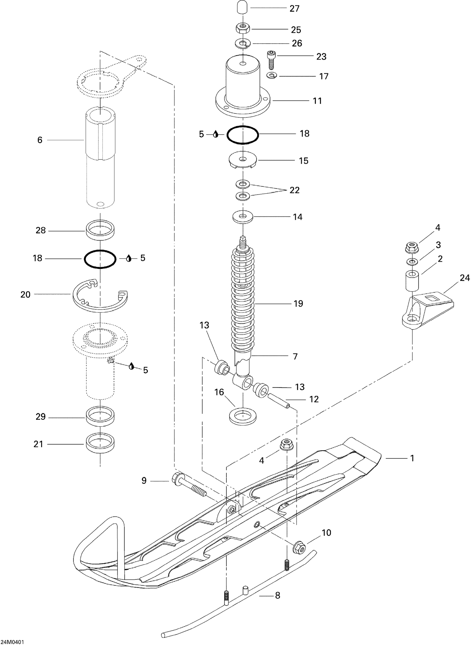 07- Front Suspension And Ski