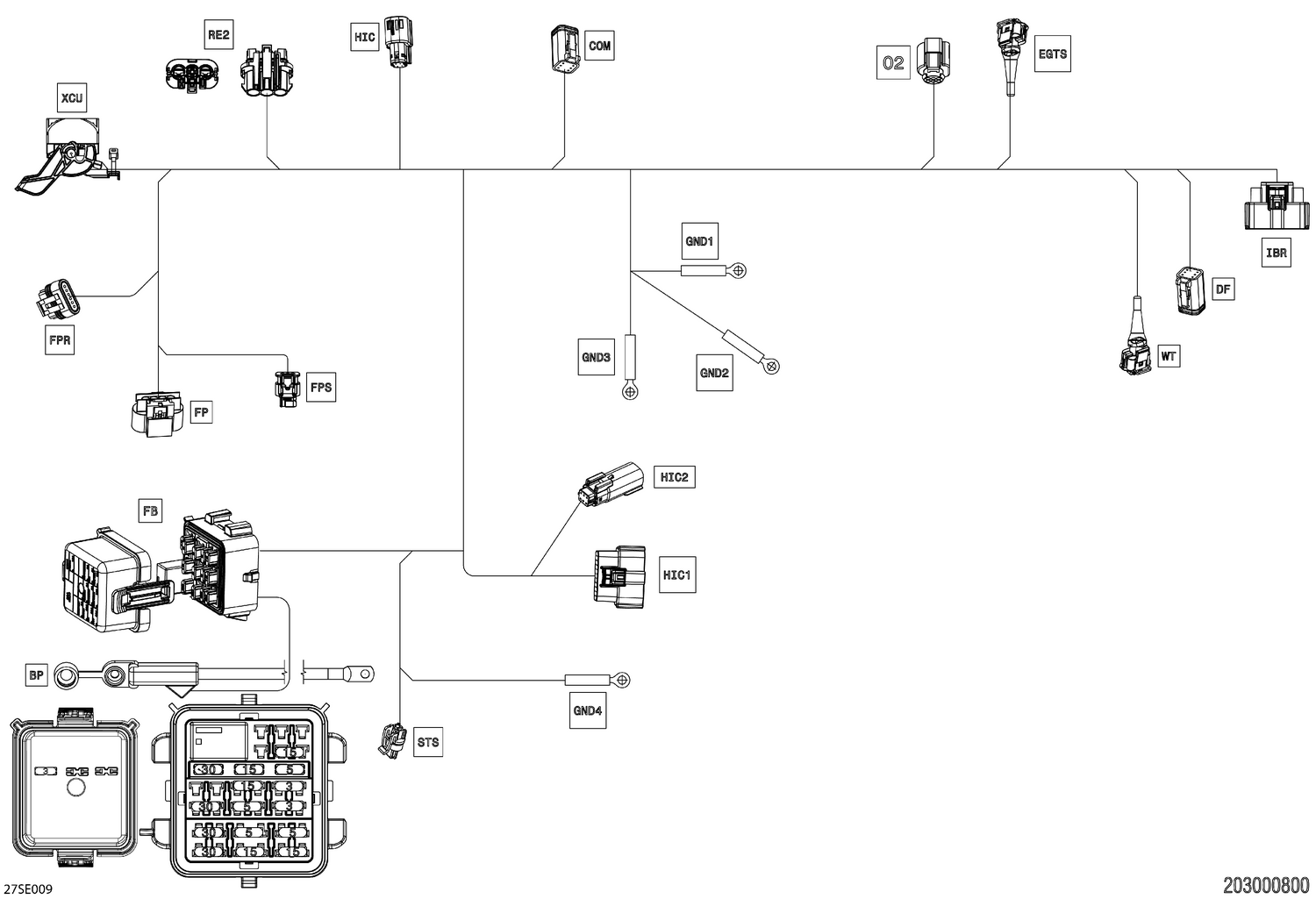 02- Electric - Main Harness - 278004498