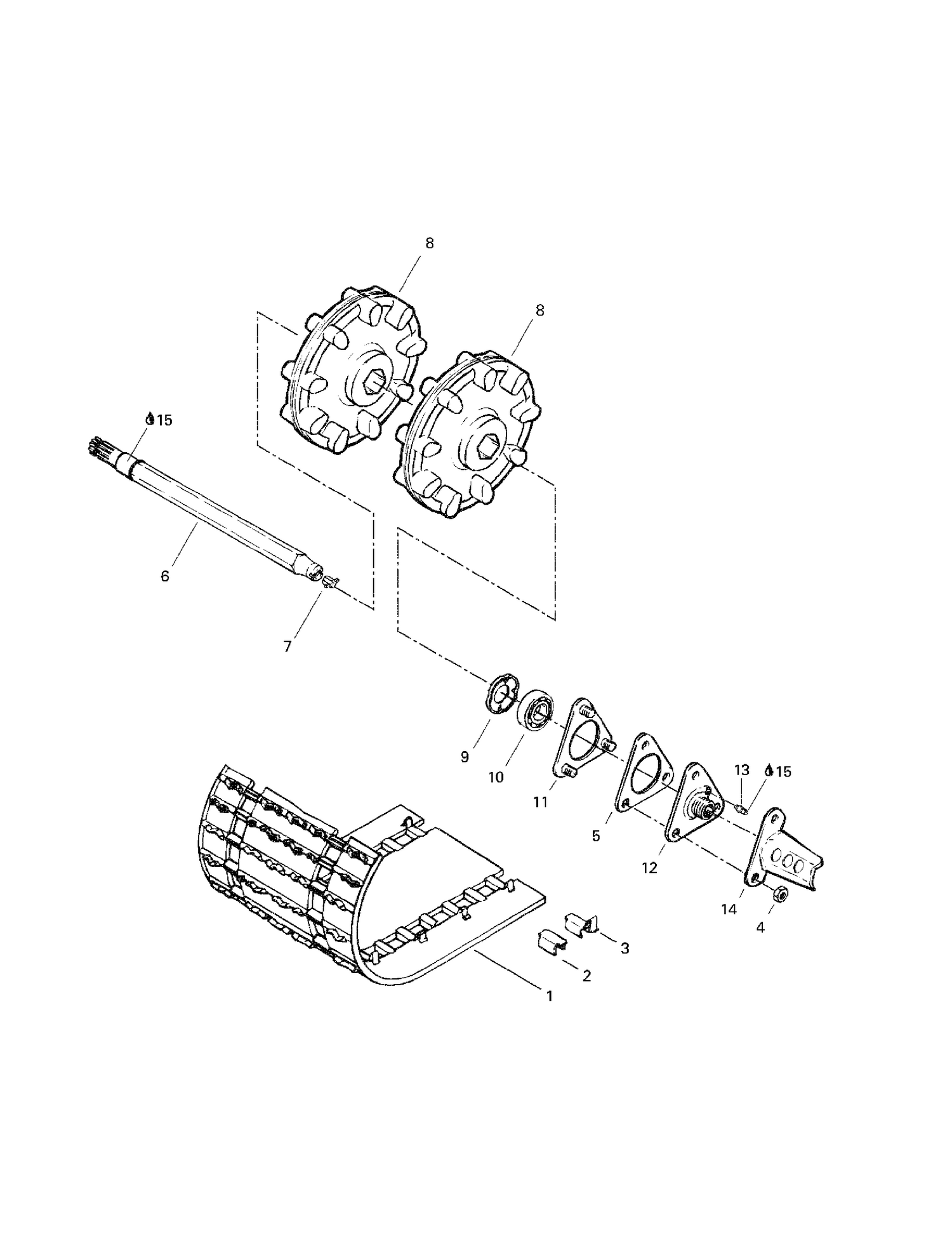 05- Drive Axle And Track