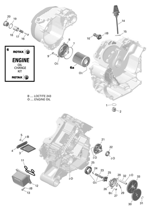 01- Rotax - Engine Lubrication Version 2 Schematic