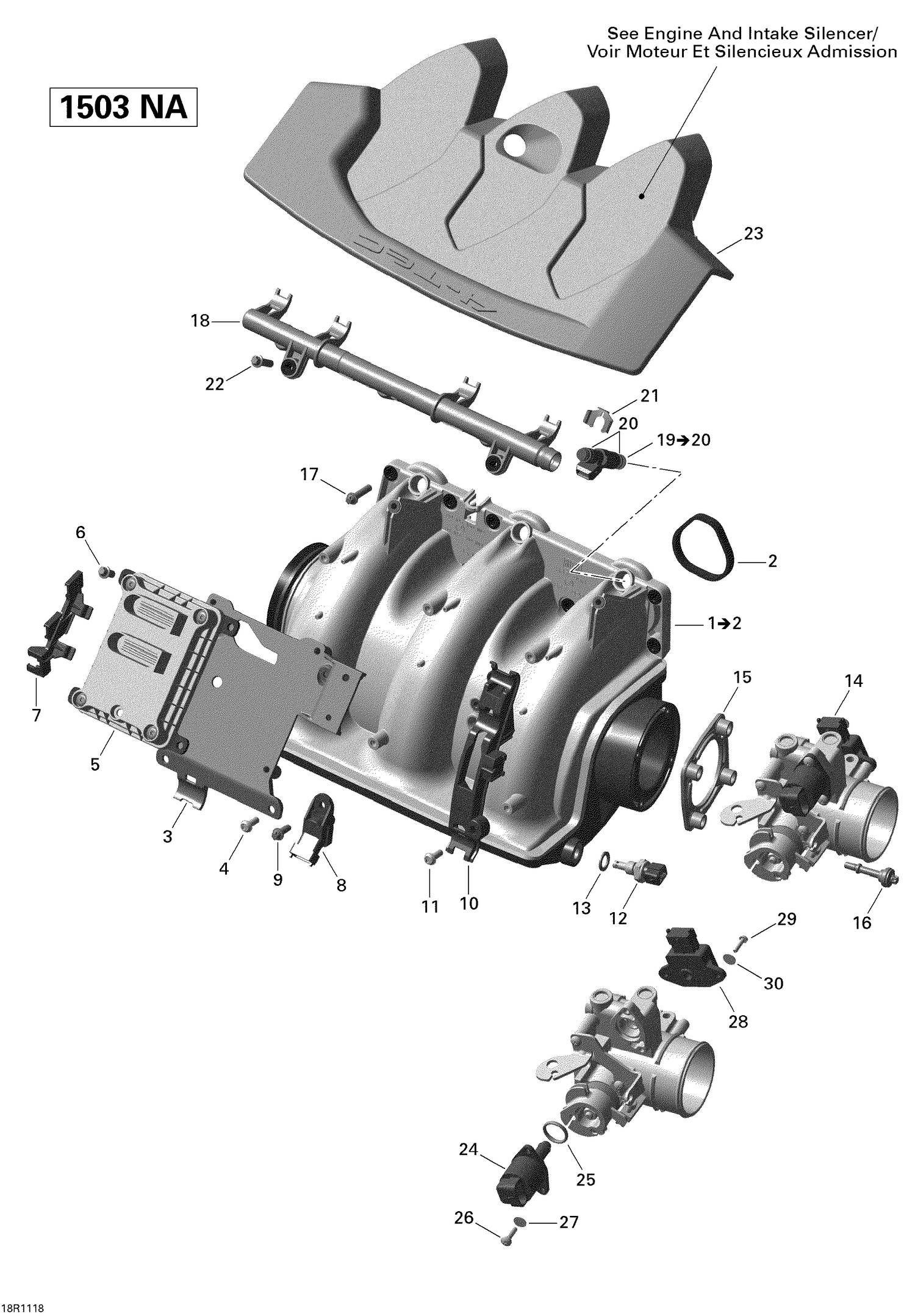 02- Air Intake Manifold And Throttle Body