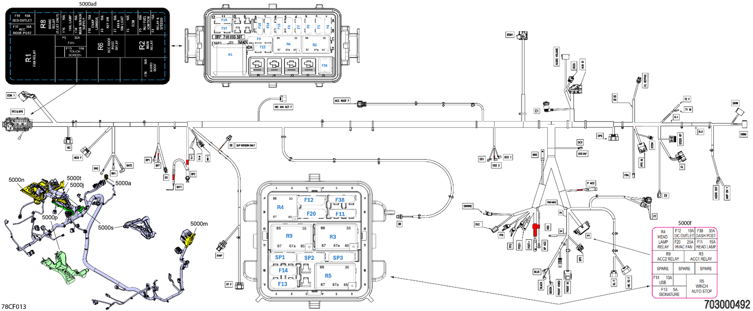08- Electric - Main Harness - 710010181