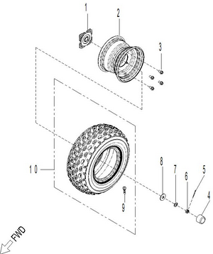 04- Drive - Rear Wheel 70 Schematic