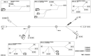08- Electric - Voltage Regulator Wiring Harness - 710008403 Schematic