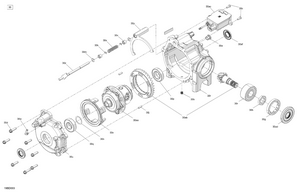 04- Drive - Front - Differential Parts Schematic