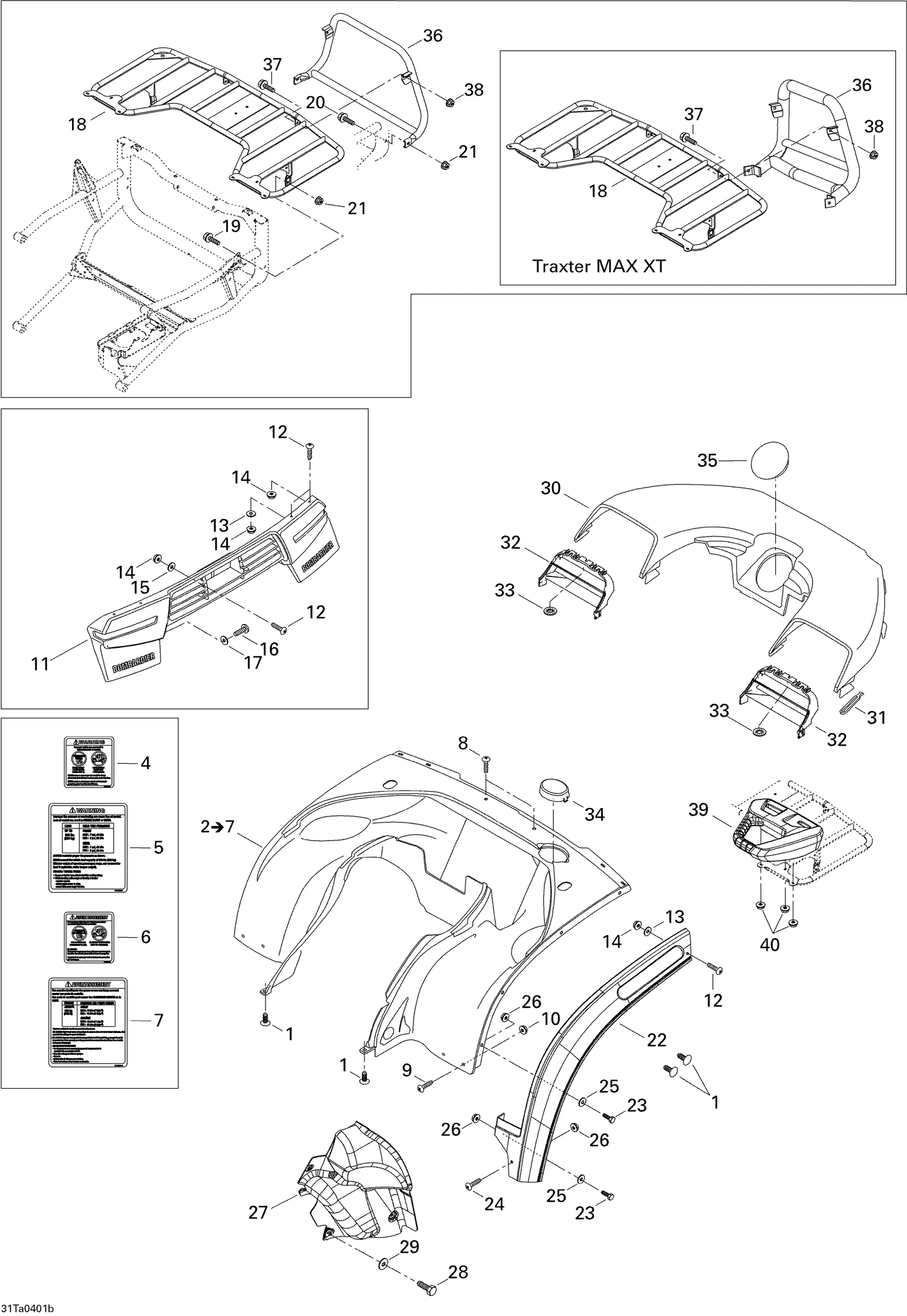 09- Body And Accessories, Rear View
