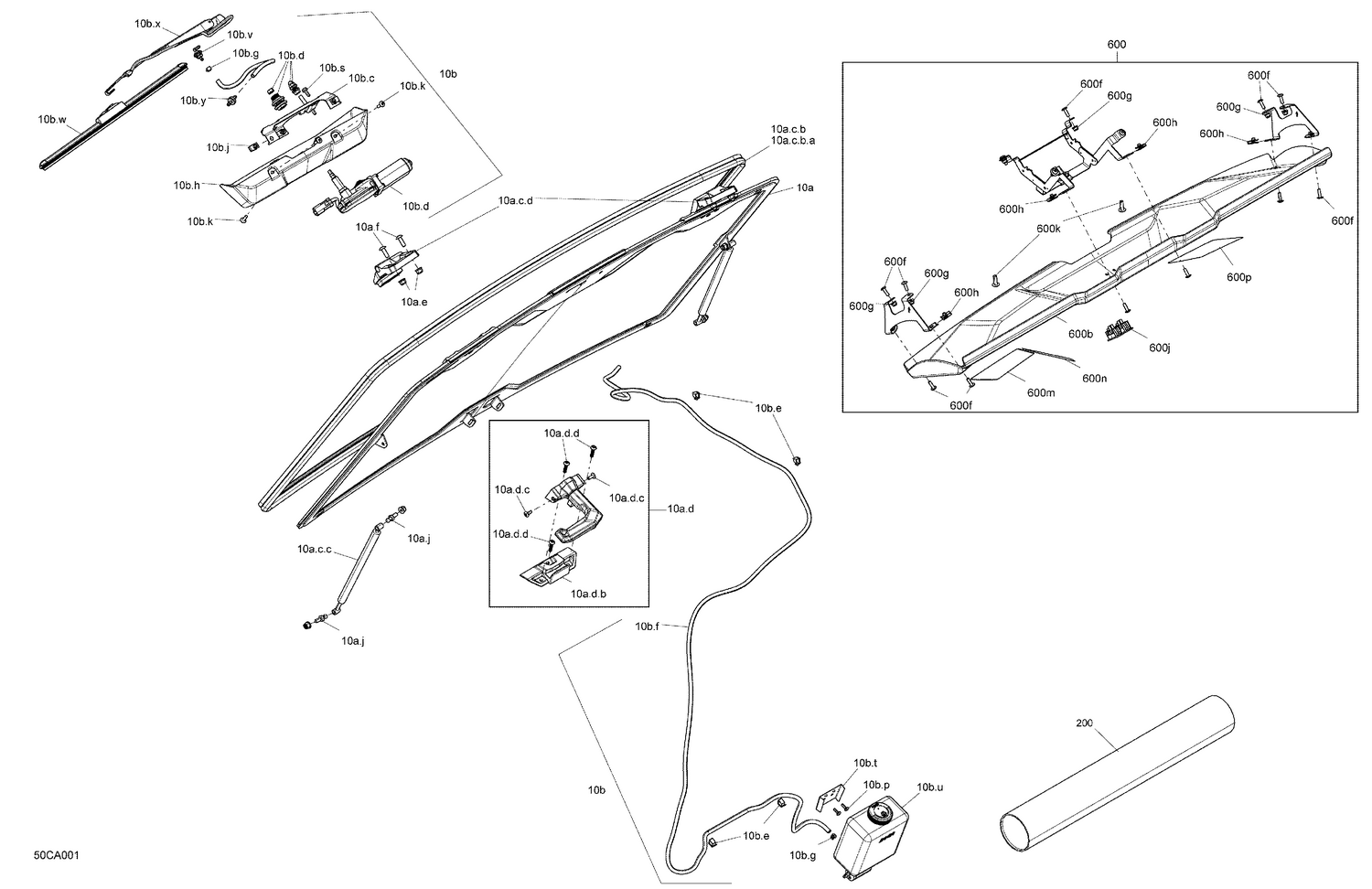 07- Body - Windshield - XU