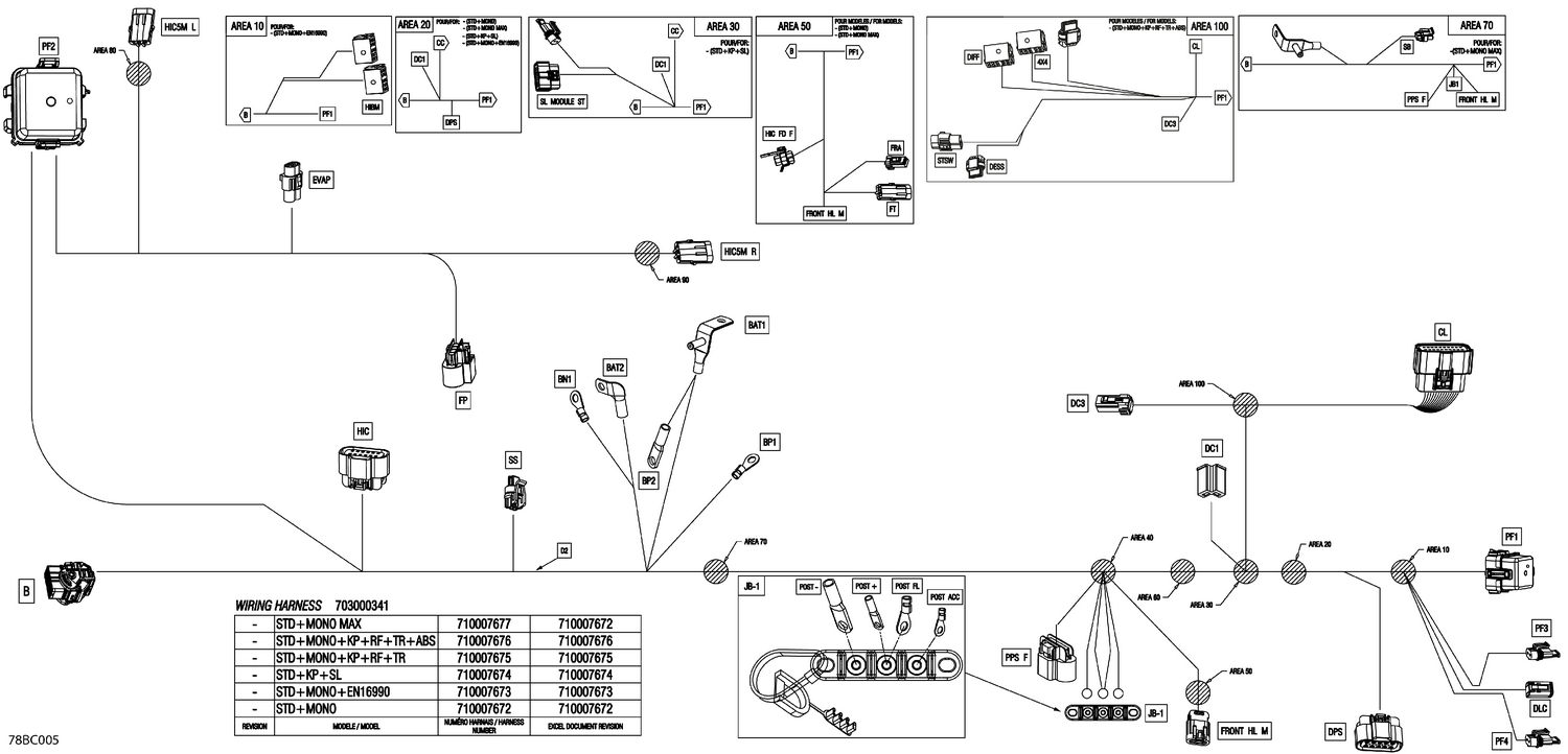 08- Electric - Main Harness - 710007672