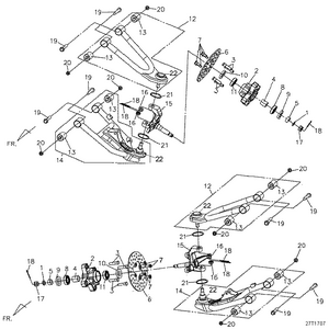 07- Front Suspension North America Schematic