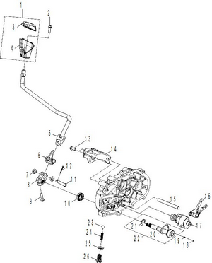 04- Drive - Shift Lever Schematic