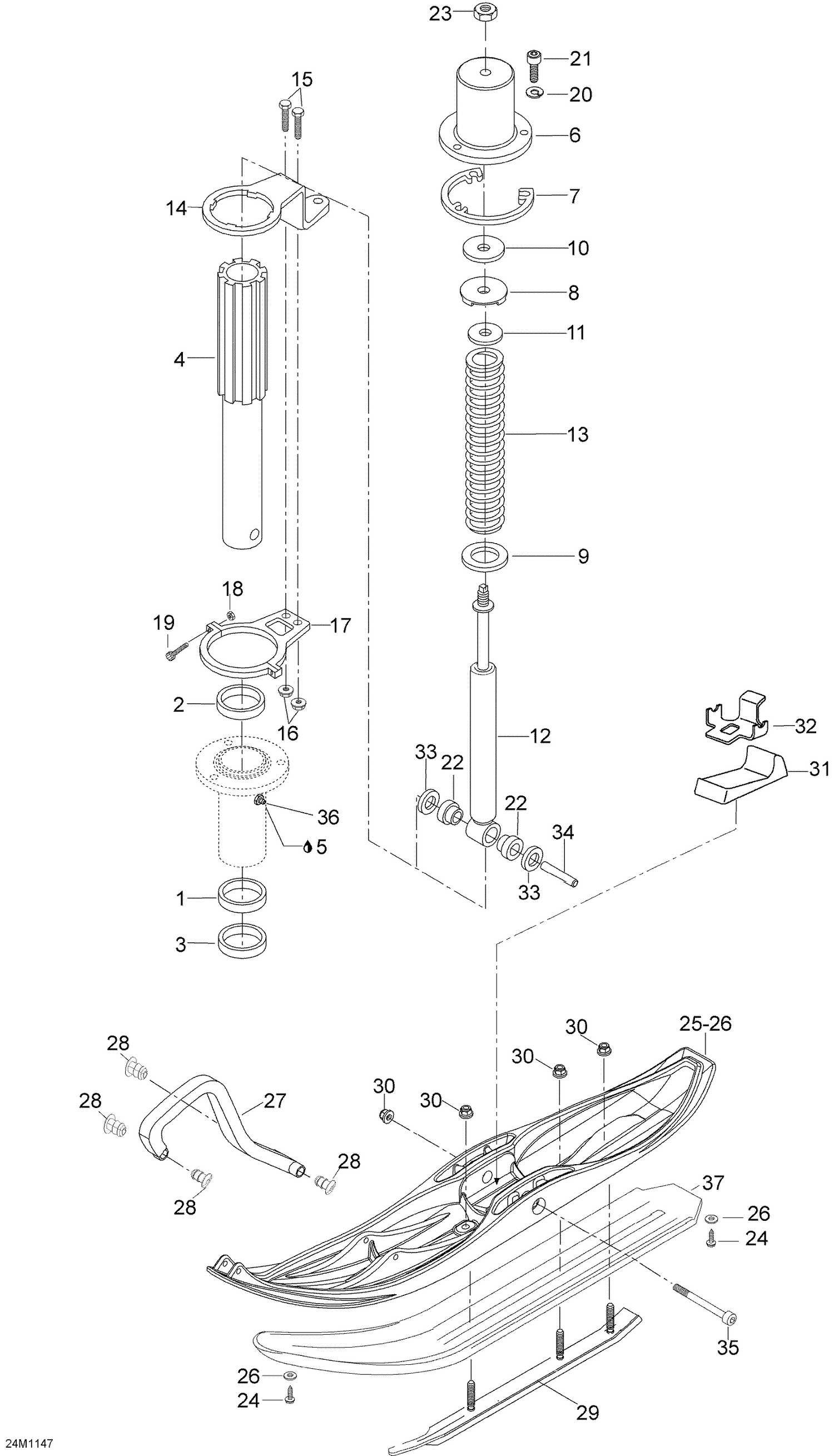 07- Front Suspension And Ski