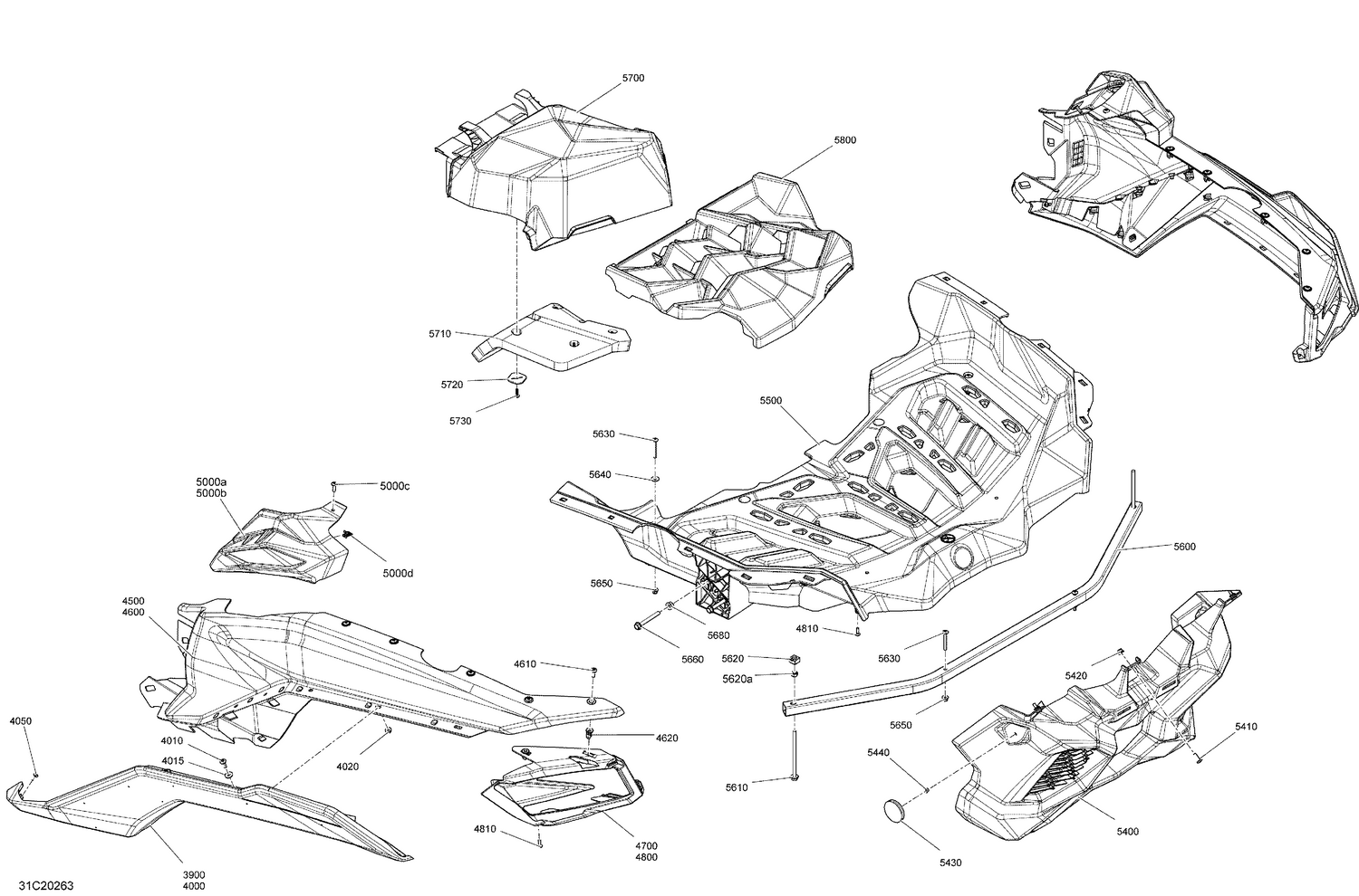 09- Body - Rear Section - White