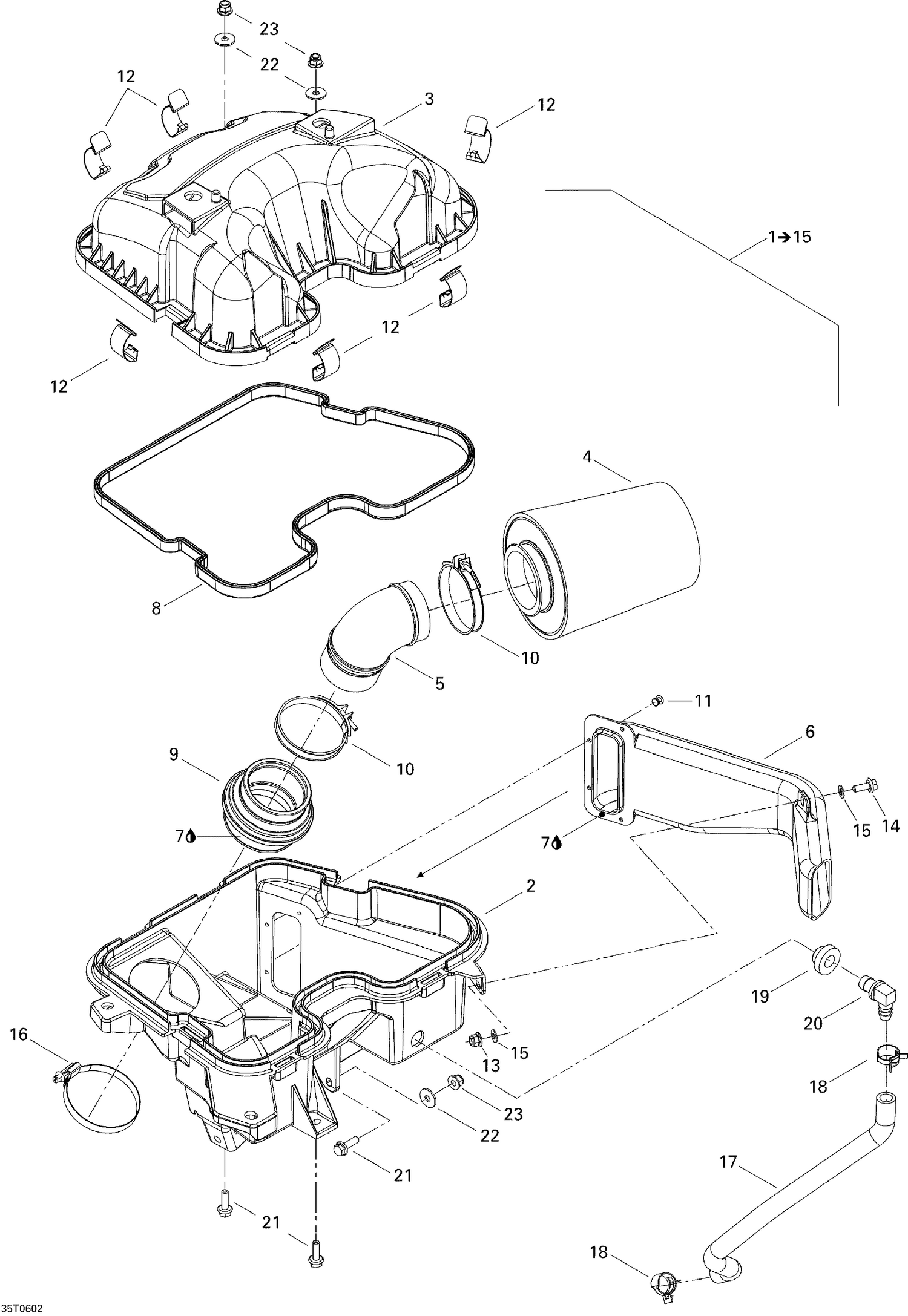 02- Air Intake Silencer