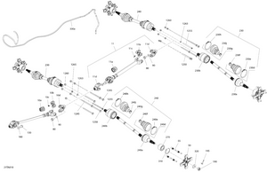04- Drive - Rear Section - Common Parts Schematic