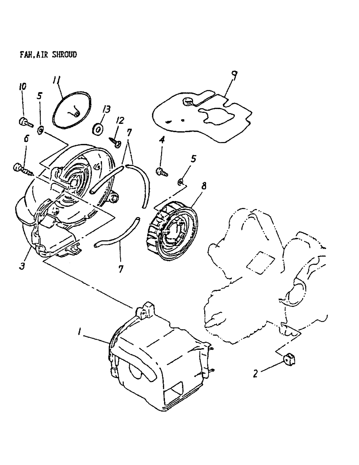 01- Fan, Air Shroud 170-03