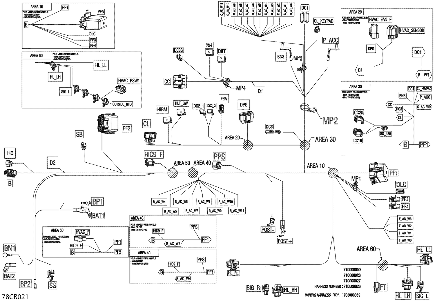 08- Electric - Main Harness - 710008028