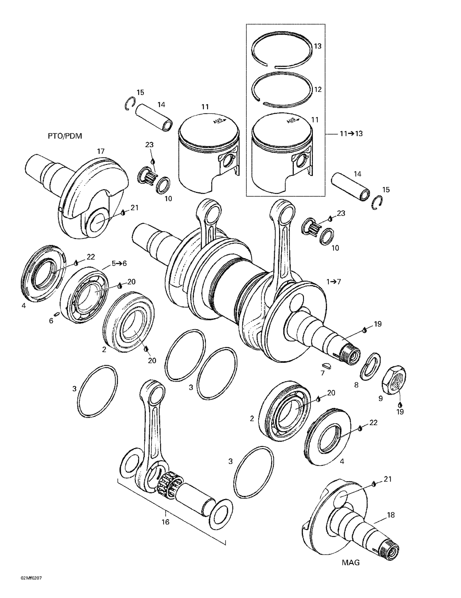 01- Crankshaft And Pistons