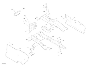 09- Cab Interior - Console - Std - Xds Schematic