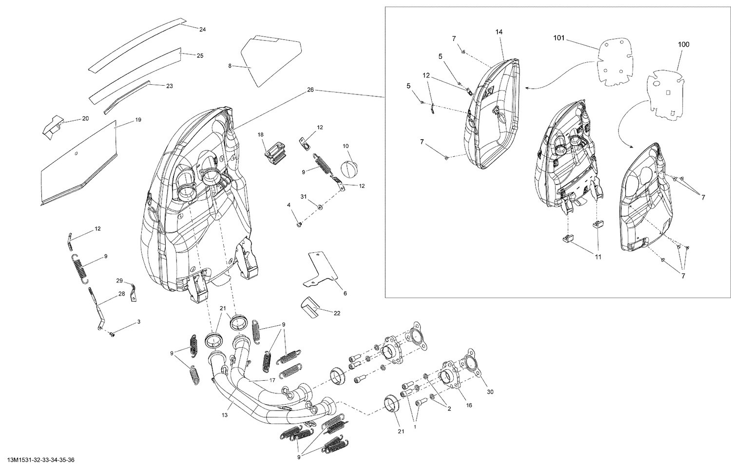 01- Exhaust System _13M1536