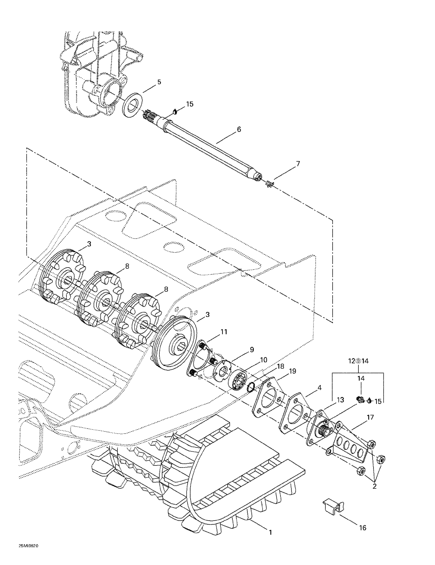 05- Drive Axle And Track