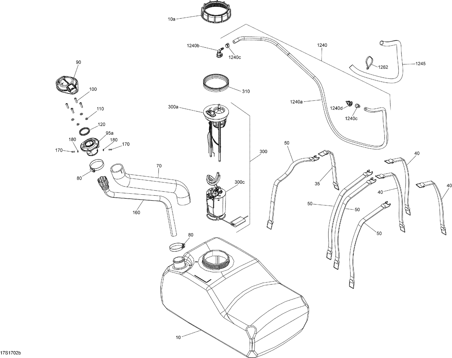 02- Fuel System - Model without Suspension