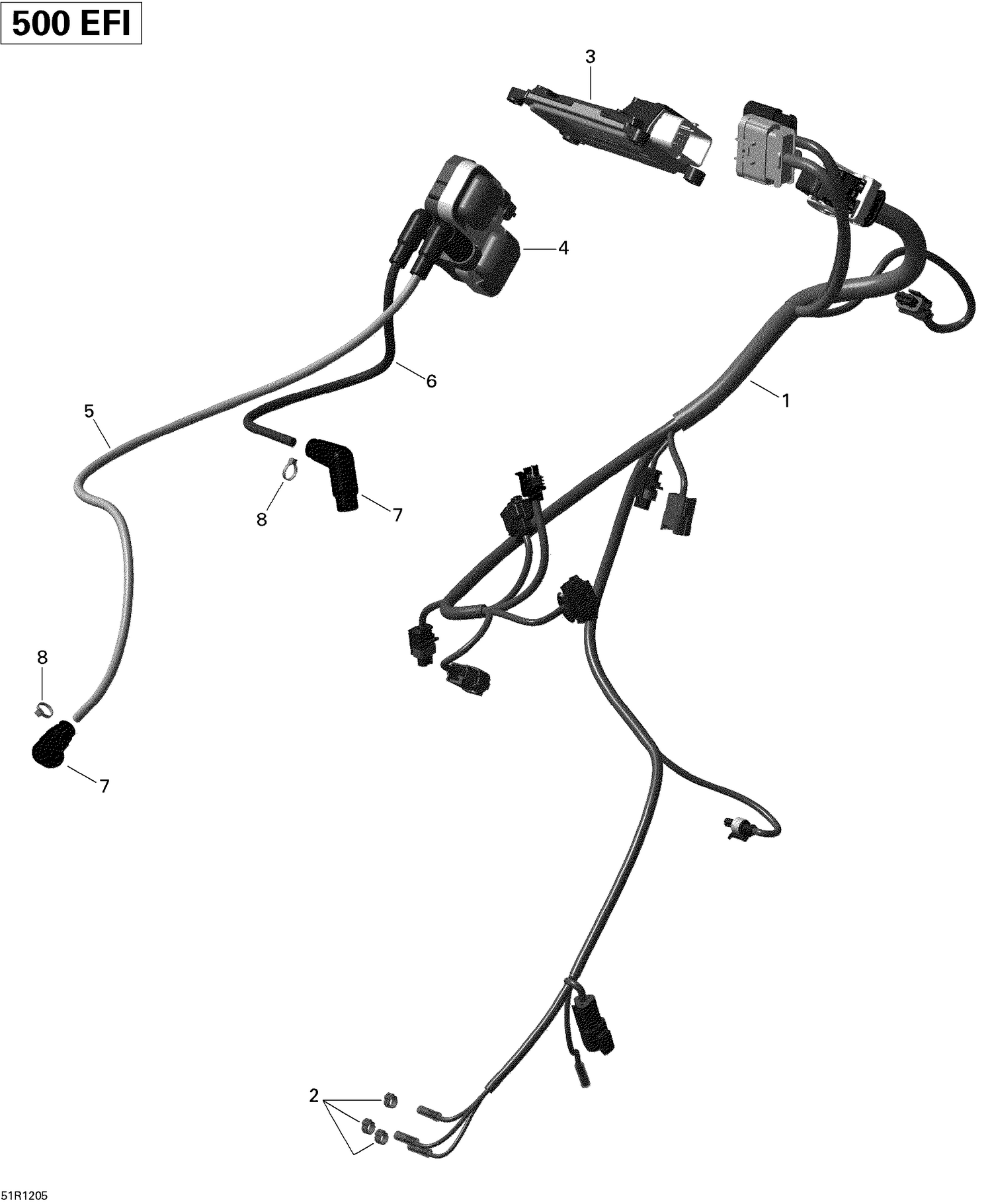10- Engine Harness And Electronic Module