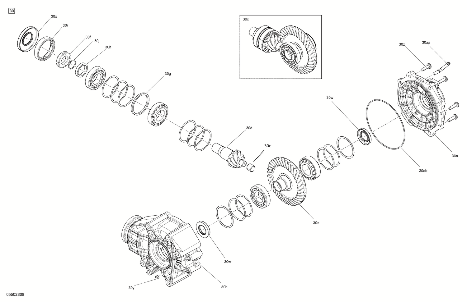 04- Drive - Rear Section - Differential Parts